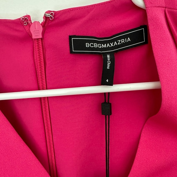 NWT BCBGMAXAZRIA pink dress size 4 - Picture 7 of 7